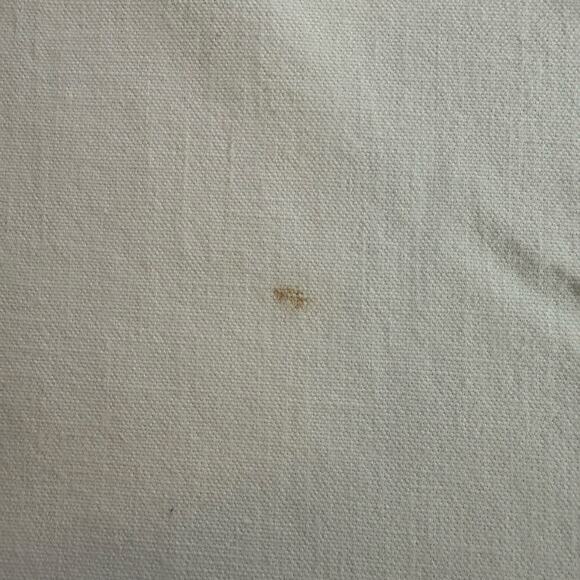 VTG 103.5" x 62" Cotton White Rectangular Christmas Tablecloth Sleigh Holly READ - Picture 7 of 10